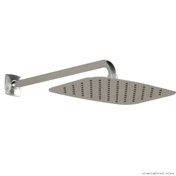 Chrome Rainfall Shower Head with Adjustable Wall Mount – Easy Install