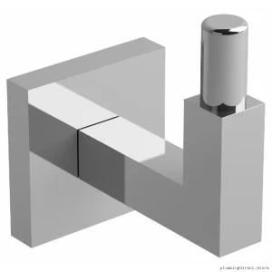 Chrome Robe Hook by Kubik - Durable & Stylish Bathroom Accessory