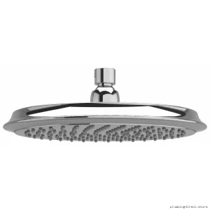 Chrome Round Rainfall Shower Head 9 Inch 1.8 GPM Water Saving RIOBEL