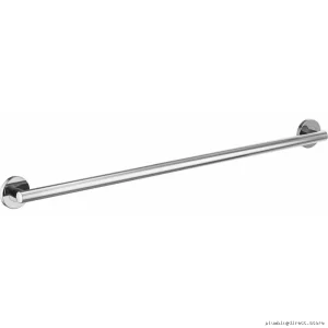 Modern Round 24-Inch Chrome Safety Grab Bar for Bathroom - Brizo