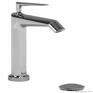 Chrome Single-Hole Bathroom Faucet with Lever Handle & Low-Flow 1.0GPM