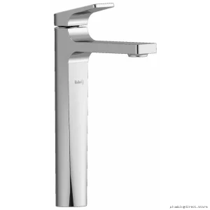 Chrome Single-Hole Vessel Sink Faucet w/Lever Handle & Eco-Friendly Low-Flow