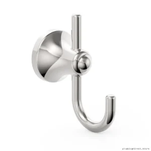 Chrome Single Robe Hook - Bathrobe Towel Hook Alternative for Bathroom | Moen BH5303CH