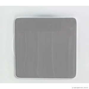 Easy-Push Square Flat Drain Cap for Bathroom Sink Drains with Overflow - Chrome Kalia AC1331-110