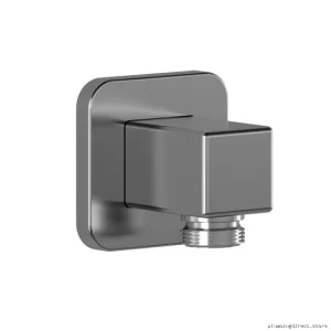 Chrome Square Electrical Wall Outlet by Kalia 104292-110