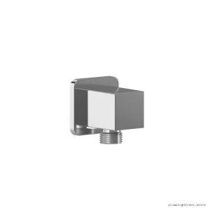 Chrome Square Electrical Wall Outlet by Kalia - Model 106193-110