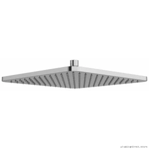 Chrome Square Rainfall Shower Head 12 Inch by RIOBEL 482C