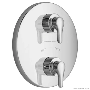 Chrome Thermostat Shower Trim with Built-In Divertor - American Standard