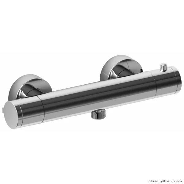 RioBel CSTM77C Chrome 1/2 Inch Thermostatic External Shower Bar