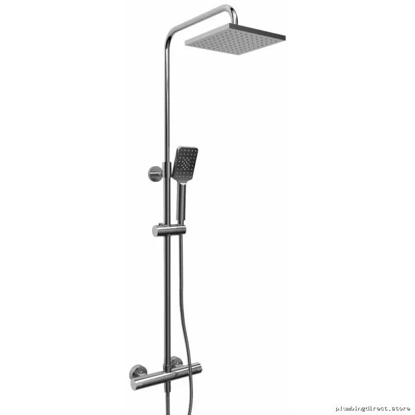 Chrome Thermostatic Shower Faucet with Dual Rails by RIOBEL CSTQ57C