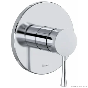 Chrome Thermostatic Shower Trim with Easy Install - RIOBEL Edge TEDTM51C Valve