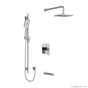 Chrome Tub & Shower Faucet Trim Kit | Equinox Collection by RIOBEL