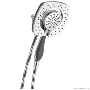In2ition Chrome Two-in-One Shower Head & Hand Shower - 5-Setting Multi-Function Delta 58066