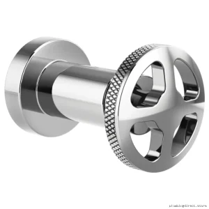 Chrome Volume Control Trim with Wheel Handle - Litze Sensori T66635-PC Brizo