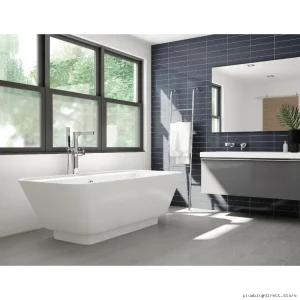 Zura Wall Mount 1-Handle Bathroom Faucet Trim - Chrome T574LF-WL Delta