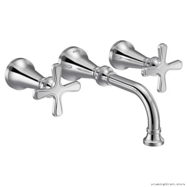 Chrome Wall Mount Bathroom Faucet Trim Kit for Moen