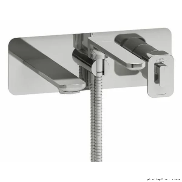 Chrome Wall Mount Tub Faucet Trim - Equinox TEQ21C by RIOBEL
