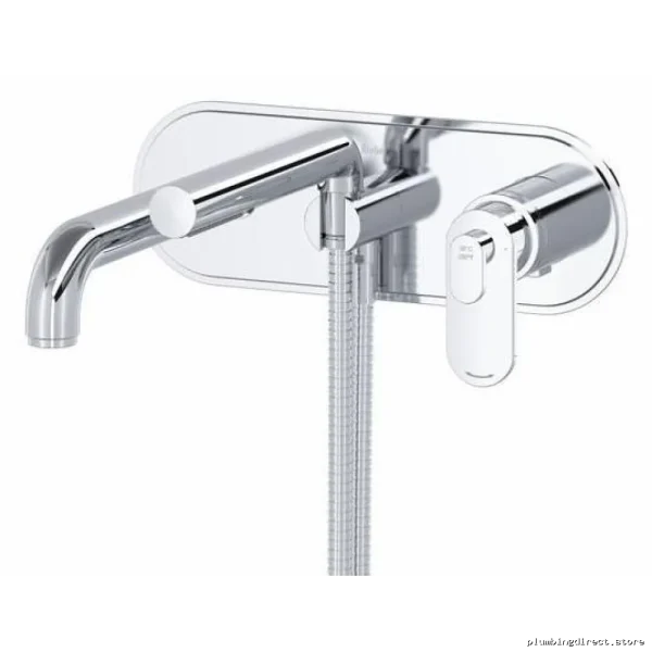 Stylish Chrome Wall Mount Tub Filler Trim (TAA21C) | RIOBEL