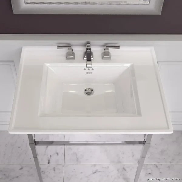 American Standard Widespread Bathroom Faucet with Pop-Up Drain - Chrome - Image 2