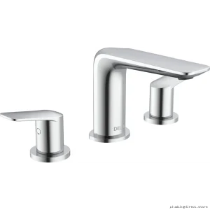 Portage Chrome Widespread Bathroom Faucet - 3571LF-LPU Delta Design