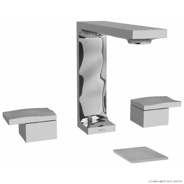 RIOBEL Chrome RF08C Widespread Bathroom Faucet 1.2 GPM Water-Saving Lever Handle