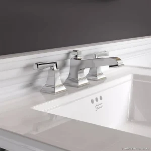 American Standard Widespread Bathroom Faucet with Pop-Up Drain - Chrome