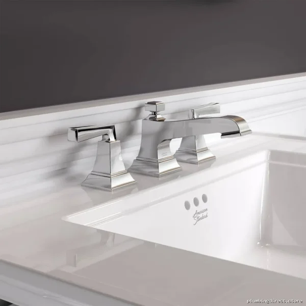 American Standard Widespread Bathroom Faucet with Pop-Up Drain - Chrome