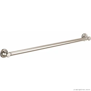 Classic Bathroom Safety Grab Bar - Polished Nickel Finish