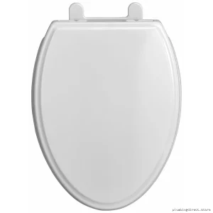 Classic Elongated Toilet Seat with Soft-Close Lid - White American Standard