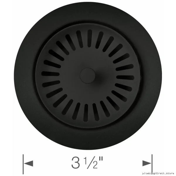 Coal Black Blanco Basket Strainer - Perfect Fit for Silgranit Sinks 240327 - Image 2