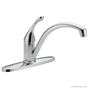 Collins High-Flow Kitchen Faucet - Chrome Finish 140-WE-DST Delta