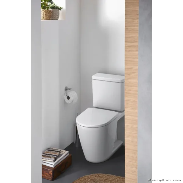Comfort Height Elongated Toilet Bowl - Duravit D-Neo Series White - Image 2