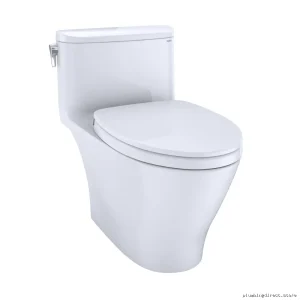 Elongated One-Piece Toilet by Nexus - Comfort Height & QuietSoft Close Seat | Water Saving #MS64...