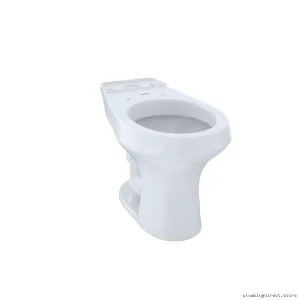 Toto Rowan Comfort Height Round Front Toilet in Cotton White