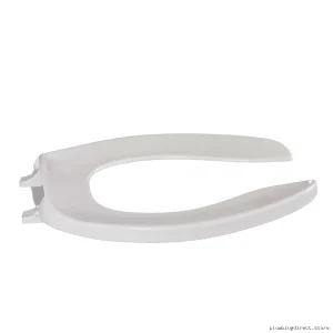 Elongated Open Front Commercial Toilet Seat - White 500STSCCFE-001 CENTOCO