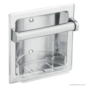 Commercial Heavy-Duty Recessed Soap Holder Chrome Moen DN5065