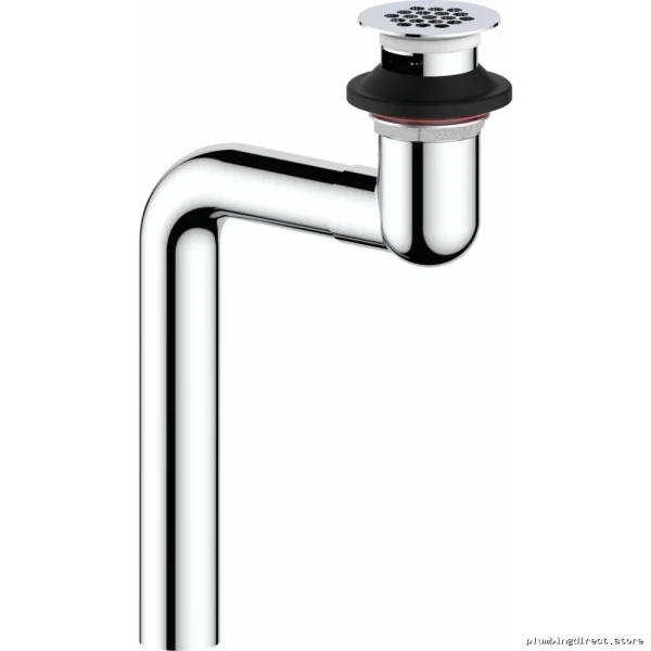 Commercial Grade Open Grid Offset Vessel Sink Drain with Overflow - Chrome