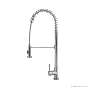 Kindred KF10B Commercial Spring Pull-Down Kitchen Faucet in Satin