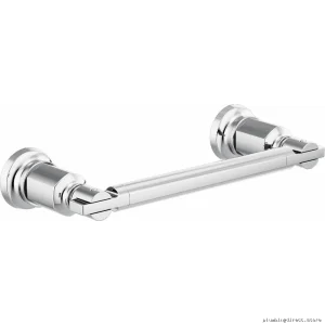 Compact Chrome Mini Towel Bar Bath Accessory - Invari 8 Brizo 694776-PC