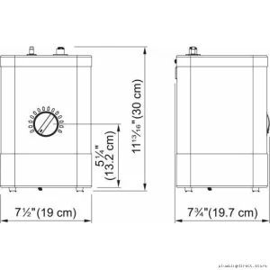 Under Sink Compact Water Heater Tank Little Butler HT-400 Franke