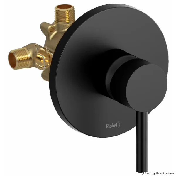 Conik CO71BK Riobel Pro Black Pressure Balanced Shower Valve with Trim