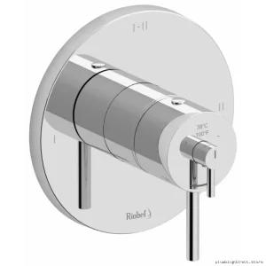 Conik Riobel Pro Chrome 2-Way Thermostatic Valve Trim TCO93C