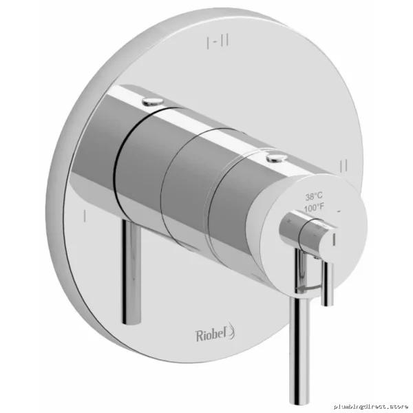 Conik Riobel Pro Chrome 2-Way Thermostatic Valve Trim TCO93C