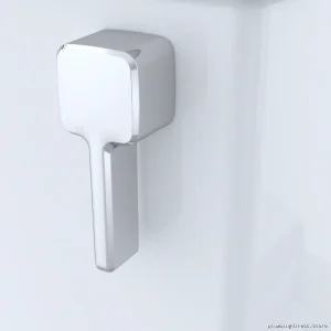 Connelly Water-Efficient Dual Flush Toilet Tank | Low Flow Rates | Cotton White