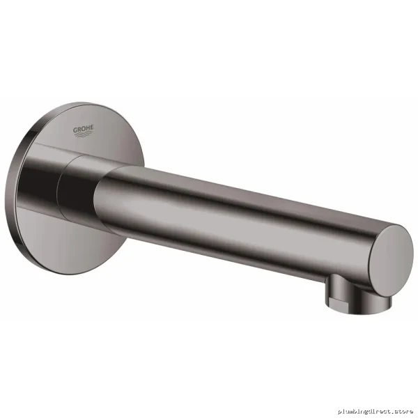 Contemporary Grohe Concetto Tub Spout - Hard Graphite Finish 13274A01 - Image 3