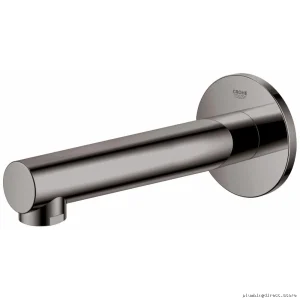 Contemporary Grohe Concetto Tub Spout - Hard Graphite Finish 13274A01