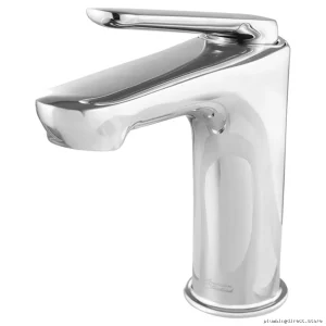 Contemporary Single Hole Chrome Bathroom Faucet - Studio S