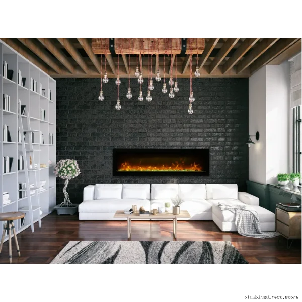 Cozy Modern Symmetry 60 Electric Fireplace SYM-60-B Amantii - Image 2