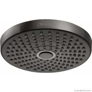 Croma Select S 180 Dual-Function Shower Head - Premium Brushed Black Chrome Hansgrohe