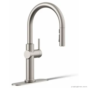 Crue Kitchen Faucet with Pulldown Spray | Vibrant Stainless Steel | 22972-VS Kohler